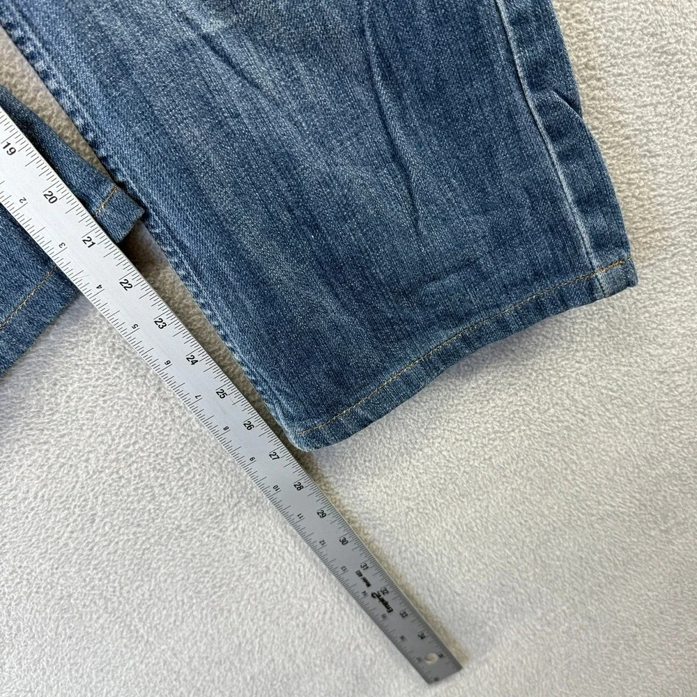 Vintage Levis Jeans Men's 30x34 Fit 30x27 Hemmed Dark Wash Baggy Loose Faded y2k